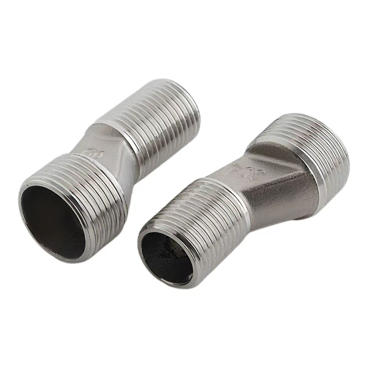 Double-ended eccentric threaded joint