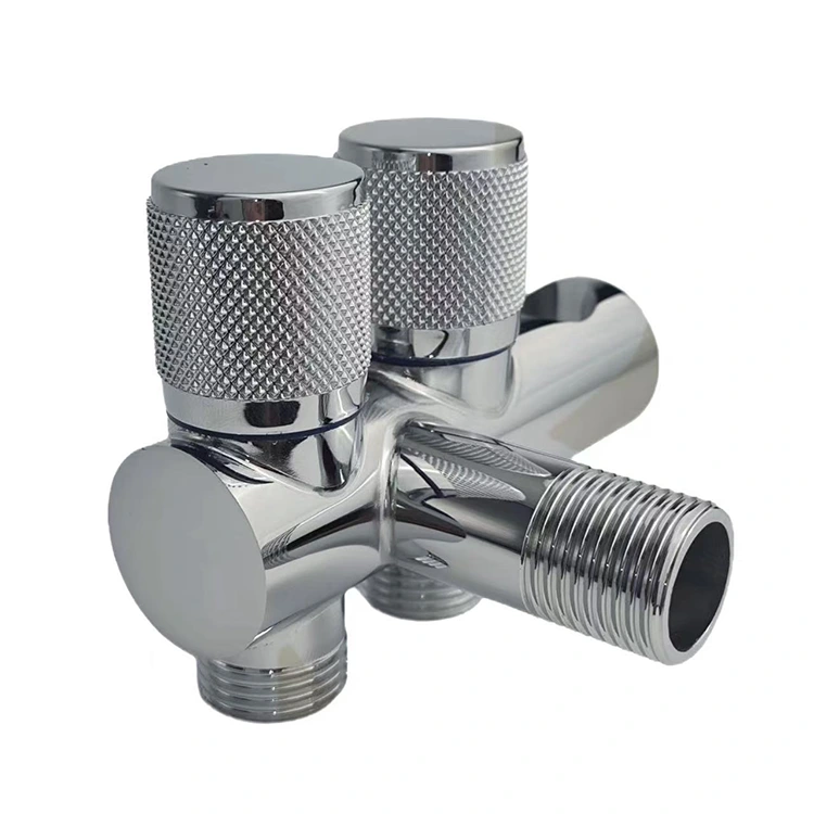 Двоен аголен вентил монтиран на ѕид